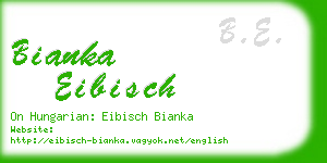 bianka eibisch business card